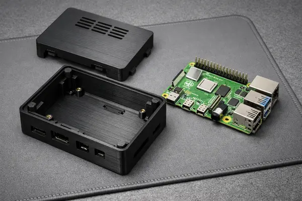 Vỏ Hộp Raspberry Pi 4 — Snap-fit 2 Mảnh