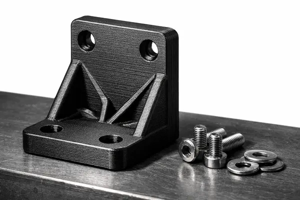 Bracket Gá Lắp Cơ Khí — PETG Đen